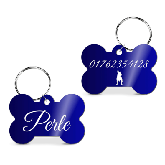 anhaenger Hundemarke DogTag mit-telefonnummer acryl