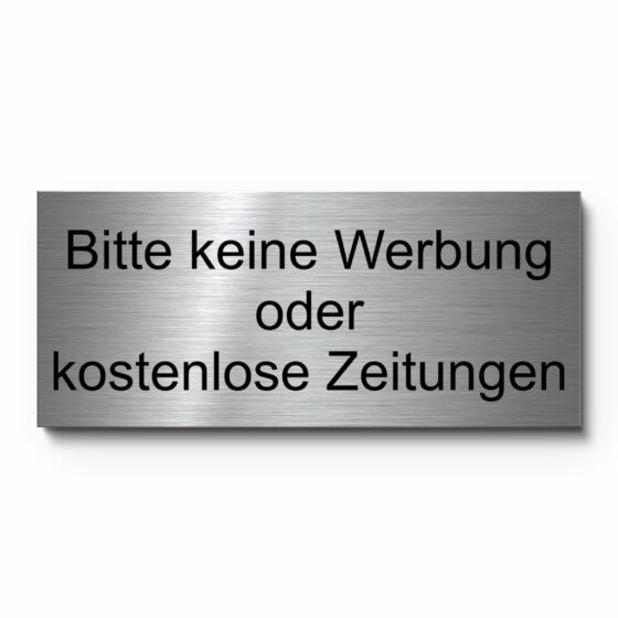 Edelstahl Türschild Kaufen