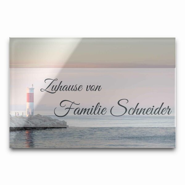 tuerschilder namensschild sonne gravur acrylglas