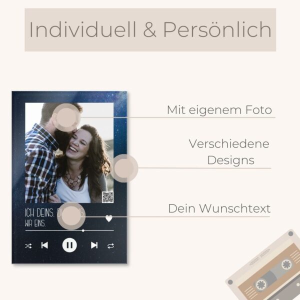 individuell gestaltetes geschenk mit song cover design