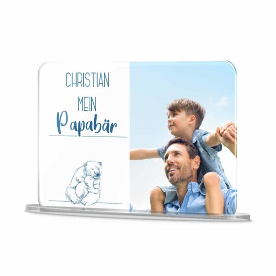 Personalisierbares Geschenk mit Foto auf Acrylglas