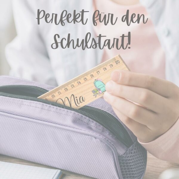 personalisierte lineale perfekt zur einschulung