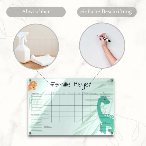 personalisierter monatskalender aus acrylglas in vielen designs