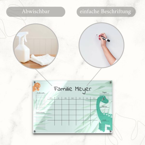 nachhaltiger kalender mit individueller beschriftung