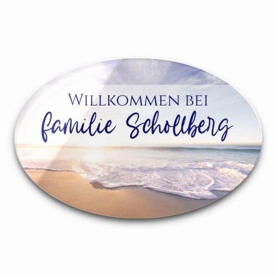 Acrylschild mit Druck personalisiert