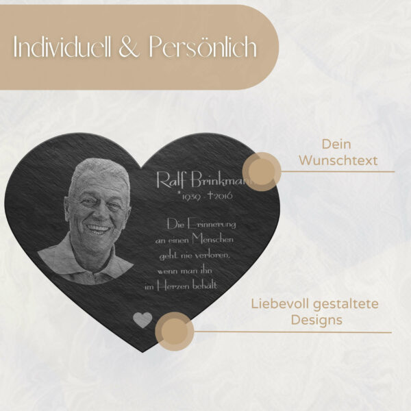 individueller grabschmuck mit fotogravur