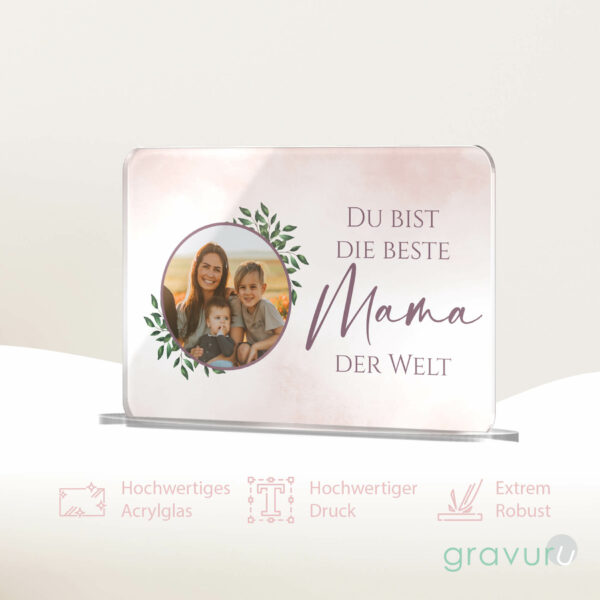 standbild mit foto und wunschtext designen