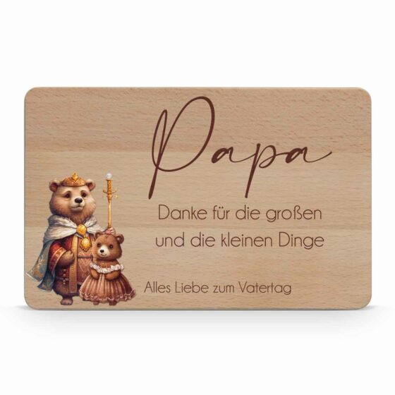 Vatertags Brettchen aus Holz