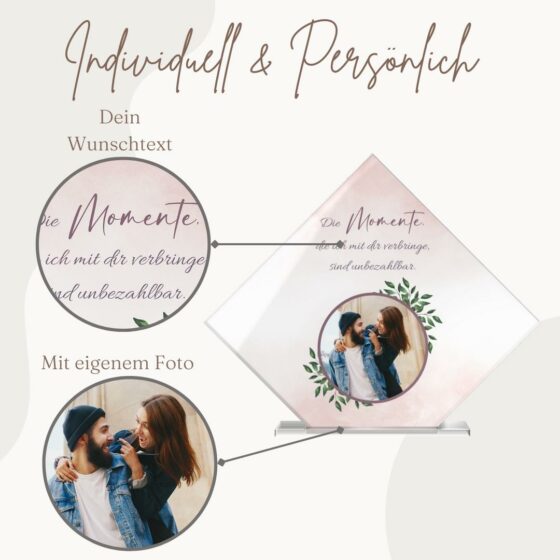 Personalisiertes Geschenk mit Foto zum hinstellen