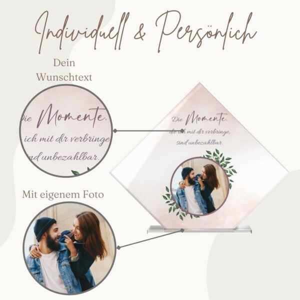 personalisiertes geschenk mit foto zum hinstellen