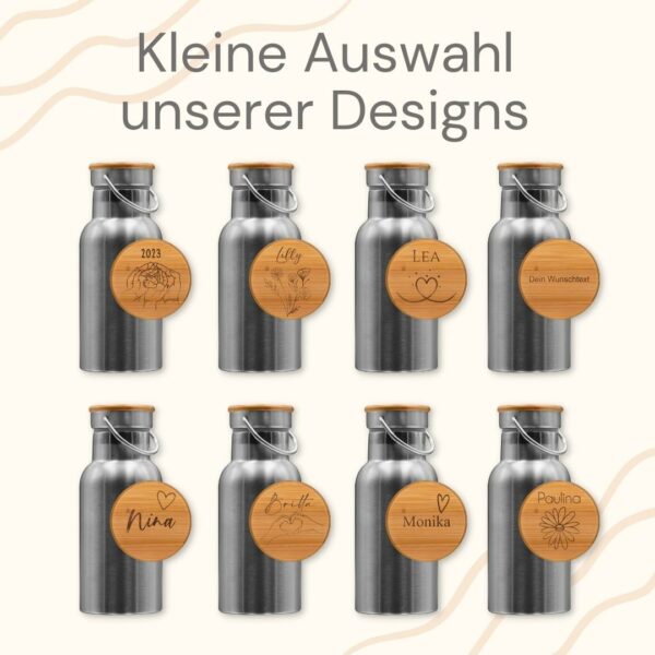 trinkflasche mit muttertags motiven