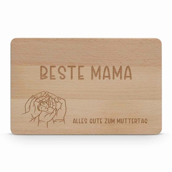 Holz Brettchen beste Mama