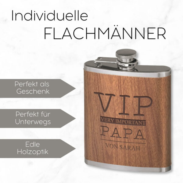 individueller flachmann als geschenk für väter