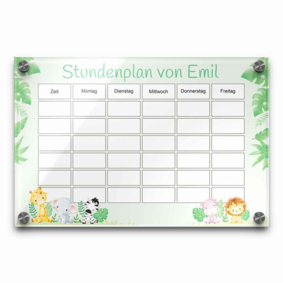 Dsungel Stundenplan