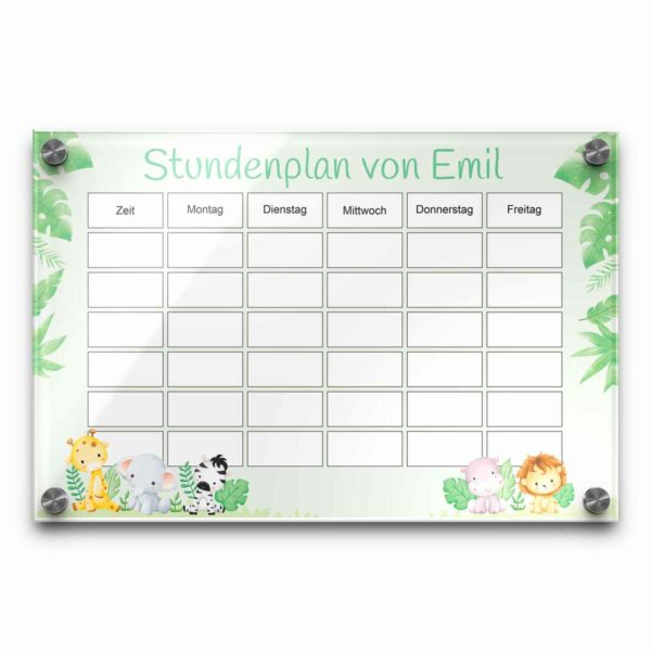 dsungel stundenplan