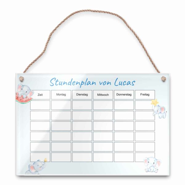 bunter stundenplan