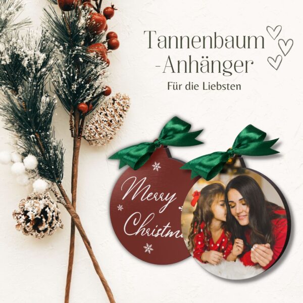 tannenbaumschmuck mit foto personalisiert