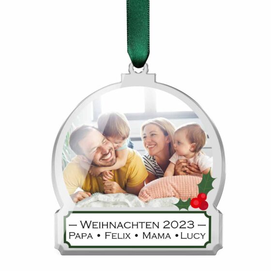 Tannenbaum Anhänger mit Foto