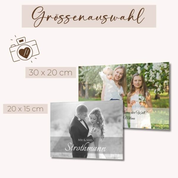 geschenkidee foto wandbild