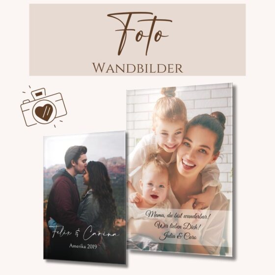 Wandbilder mit Fotodruck