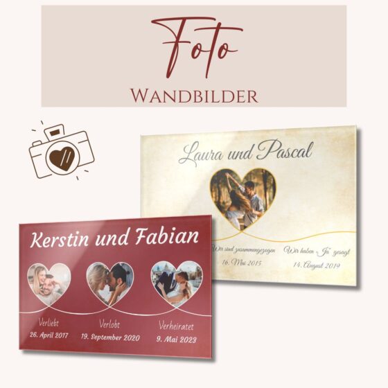 Valentinstag Wandbild