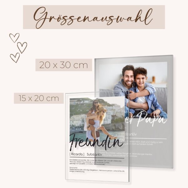 wandbild mit definition und eigenem foto