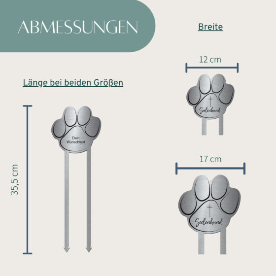 Tier Grabstecker Pfote