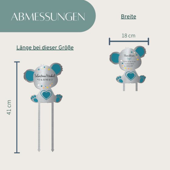 Teddy Grabstecker für Sternenkinder