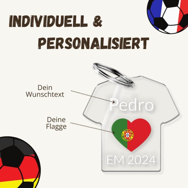 personalisierter trikot anhänger